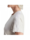 Dámske tričko adidas Aeroready Train Essentials 3-stripes Tee beige HZ5681, béžové